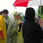 Rain Ponchos, Umbrellas, we are ready!