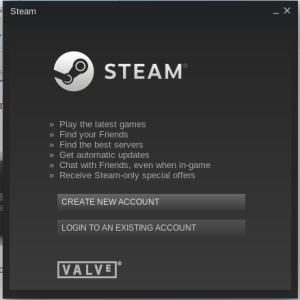 Steam Login or Create