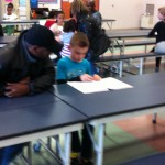 JJ reads to Gershom's dad