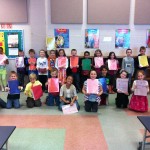 Proud writers with their published work!