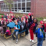 Fun in the courtyard!