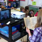 Callie reading via SKYPE