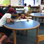Adrien reads about football