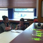 JJ reads to his mom