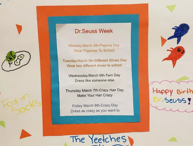Dr. Seuss Dress-up Week